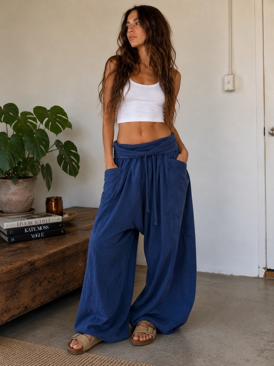 FP Movement by Free People Pants - Free People Movement. Wide Leg Indigo Lounge Pants - Size S
